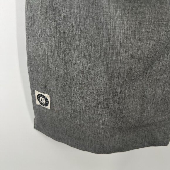 Linksoul XL Gray Heather Hybrid Pants Performance Stretch Zip Ankle Golf Travel - Picture 13 of 14